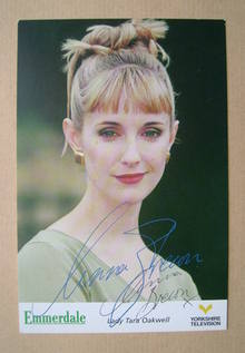 Anna Brecon autograph (hand-signed cast card)