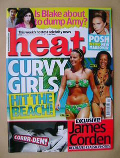 <!--2008-05-17-->Heat magazine - Curvy Girls Hit The Beach! cover (17-23 Ma