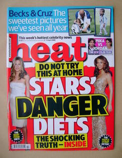 Heat magazine - Stars' Danger Diets cover (5-11 April 2008 - Issue 469)