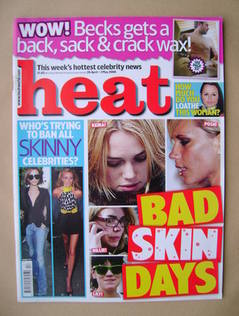 Heat magazine - Bad Skin Days cover (26 April-2 May 2008 - Issue 472)