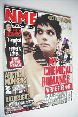 NME magazine - My Chemical Romance cover (7 April 2007)