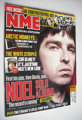 NME magazine - Noel Gallagher cover (14 April 2007)