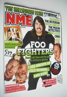 <!--2007-11-03-->NME magazine - Dave Grohl cover (3 November 2007)