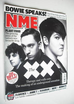 NME magazine - The xx cover (30 January 2010)
