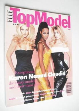 <!--0010-->Elle Top Model magazine - Karen Mulder, Naomi Campbell and Claud