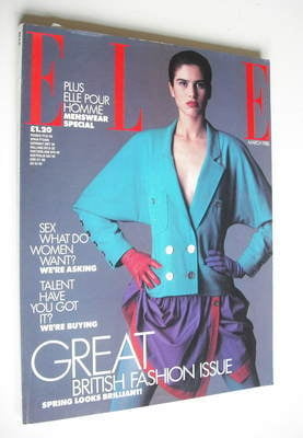 British Elle magazine - March 1988