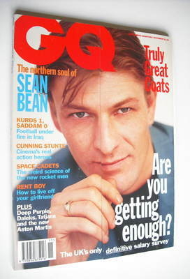 <!--1993-11-->British GQ magazine - November 1993 - Sean Bean cover