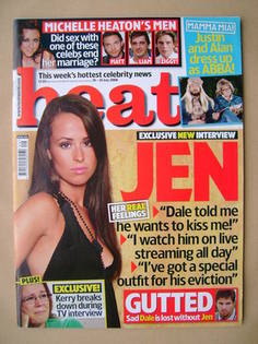 Heat magazine - Jennifer Clark cover (19-25 July 2008 - Issue 484)