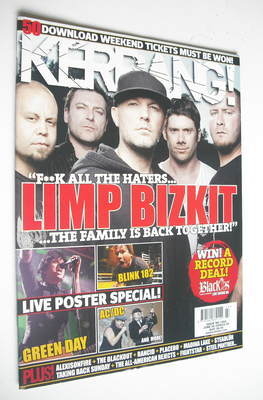 <!--2009-06-06-->Kerrang magazine - Limp Bizkit cover (6 June 2009 - Issue 