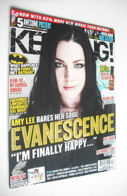 Kerrang magazine - Amy Lee cover (8 October 2011 - Issue 1384)
