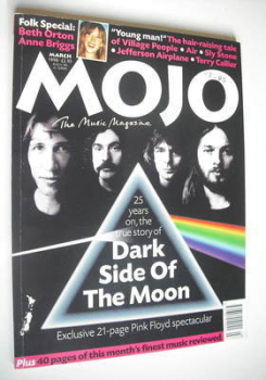 MOJO magazine - Pink Floyd cover (March 1998 - Issue 52)
