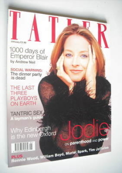 Tatler magazine - January 2000 - Jodie Foster cover
