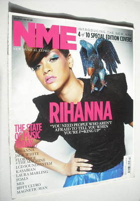 NME magazine - Rihanna cover (10 April 2010)