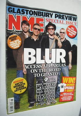NME magazine - Blur cover (27 June 2009)