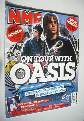 NME magazine - Oasis cover (27 October 2007)