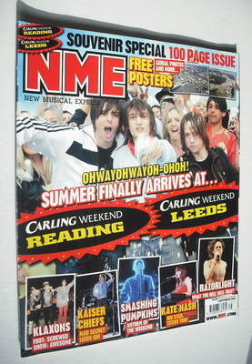 NME magazine - Leeds and Reading Festival cover (1 September 2007)