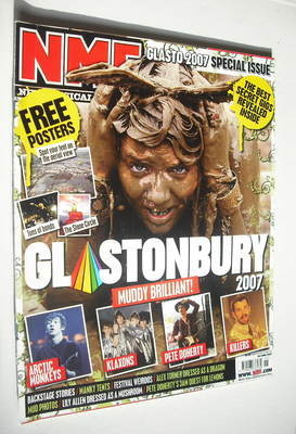 NME magazine - Glastonbury 2007 cover (30 June 2007)