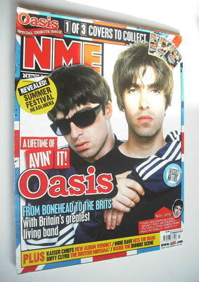 NME magazine - Oasis cover (17 February 2007)