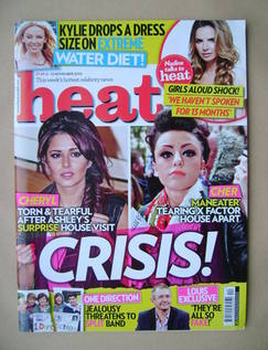 <!--2010-11-06-->Heat magazine - Cheryl Cole and Cher Lloyd cover (6-12 Nov