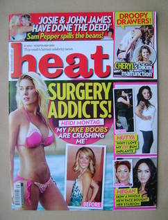 <!--2010-09-04-->Heat magazine - Heidi Montag cover (4-10 September 2010 - 