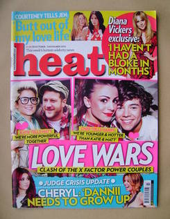 Heat magazine - Love Wars cover (30 October-5 November 2010 - Issue 601)