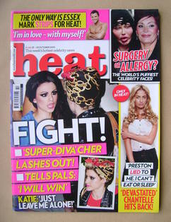 Heat magazine - Cher Lloyd cover (23-29 October 2010 - Issue 600)
