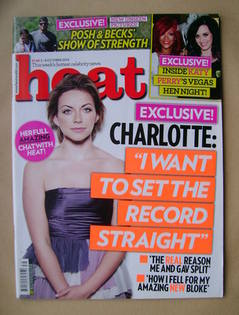 Heat magazine - Charlotte Church cover (2-8 October 2010 - Issue 597)