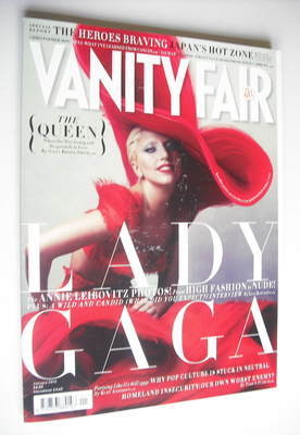 Vanity Fair magazine - Lady Gaga cover (January 2012)