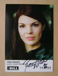 Rae Baker autograph (ex The Bill actor)