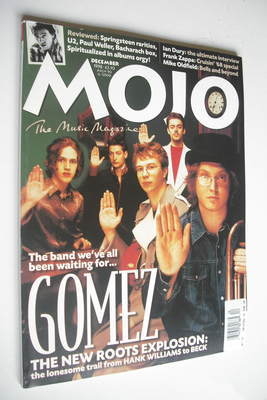 MOJO magazine - Gomez cover (December 1998 - Issue 61)