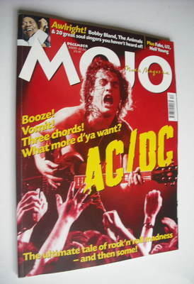 MOJO magazine - AC/DC cover (December 2000 - Issue 85)