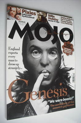 MOJO magazine - Genesis cover (March 2001 - Issue 88)