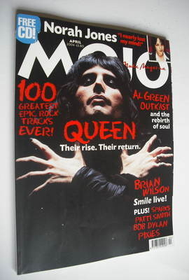 MOJO magazine - Freddie Mercury cover (April 2004 - Issue 125)
