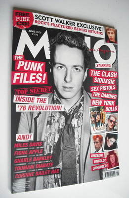 <!--2006-06-->MOJO magazine - Joe Strummer cover (June 2006 - Issue 151)