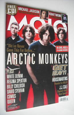 MOJO magazine - The Arctic Monkeys cover (September 2009 - Issue 190)