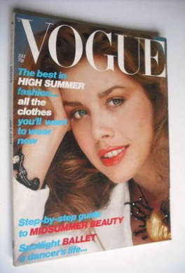 British Vogue magazine - July 1979 (Vintage Issue)