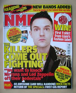 NME magazine - Brandon Flowers cover (2 May 2009)