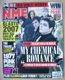 NME magazine - My Chemical Romance cover (27 January 2007)