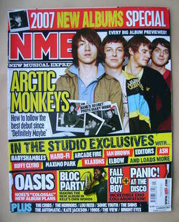 NME magazine - Arctic Monkeys cover (6 January 2007)
