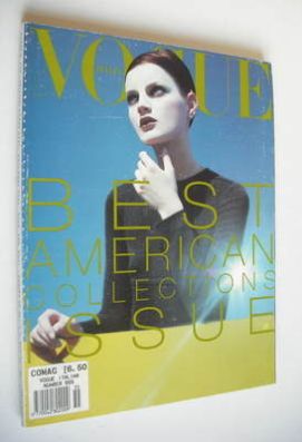 Vogue Italia magazine - November 1996 - Guinevere Van Seenus cover