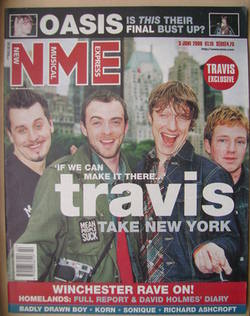 <!--2000-06-03-->NME magazine - Travis cover (3 June 2000)