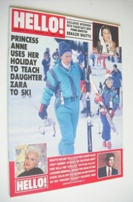 <!--1989-01-14-->Hello! magazine - Princess Anne and Zara Phillips cover (1