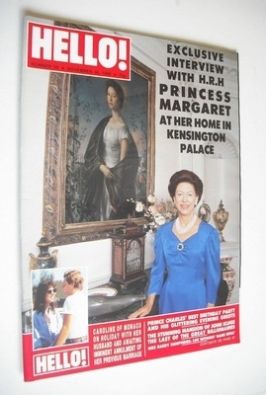<!--1988-11-26-->Hello! magazine - Princess Margaret cover (26 November 198