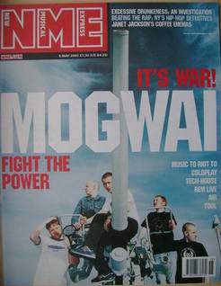 NME magazine - Mogwai cover (5 May 2001)
