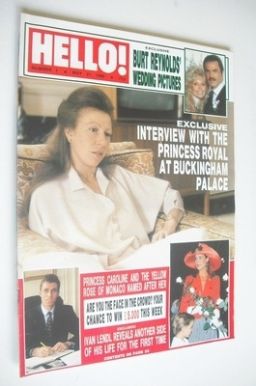 <!--1988-05-21-->Hello! magazine - Princess Anne cover (21 May 1988 - Issue