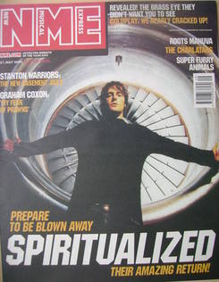 <!--2001-07-21-->NME magazine - Jason Pierce cover (21 July 2001)