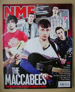 NME magazine - The Maccabees cover (27 February 2010)