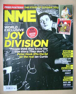 NME magazine - Ian Curtis cover (15 September 2012)