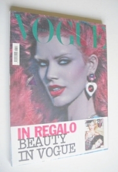 Vogue Italia magazine - November 2009 - Rianne Ten Haken cover