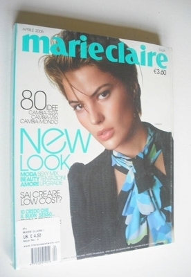 Italian Marie Claire magazine - April 2006 - Cameron Russell cover